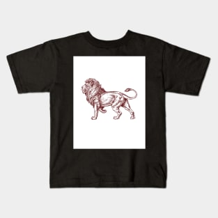 lion mask Kids T-Shirt